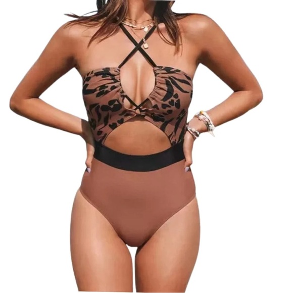 Cupshe Other - Cupshe Cheetah print swimwear